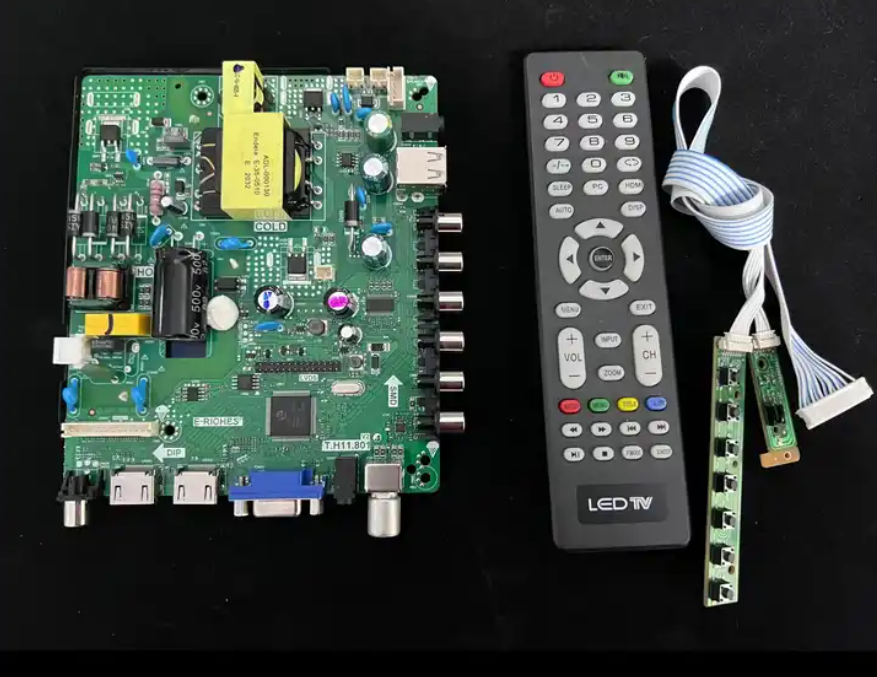 42 Inches , T.PV56.PB801 high voltage 33-105V/75W universal led tv mainboard 32"-42" with two av tv mother three in one board for led tv