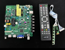42 Inches , T.PV56.PB801 high voltage 33-105V/75W universal led tv mainboard 32"-42" with two av tv mother three in one board for led tv