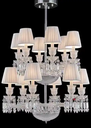 Modern Glass Arms K9 Crystal Lights Luxury Living Room Bedroom Indoor Decoration Candle Crystal Chandeliers & Pendant Lights