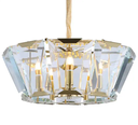 Oval Crystal Flat chandelier Light Modern In Door Home Ceiling Pendant Chandeliers Light Decorative Fixtures