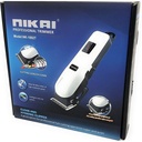 Nikai Rechargeable Saloon Hair Clipper Beard Shaver Hair Trimmer Shaving Machine - color White, Black