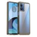 Motorola Moto G14 Colorful Series Acrylic + TPU Phone Case(Transparent Grey)